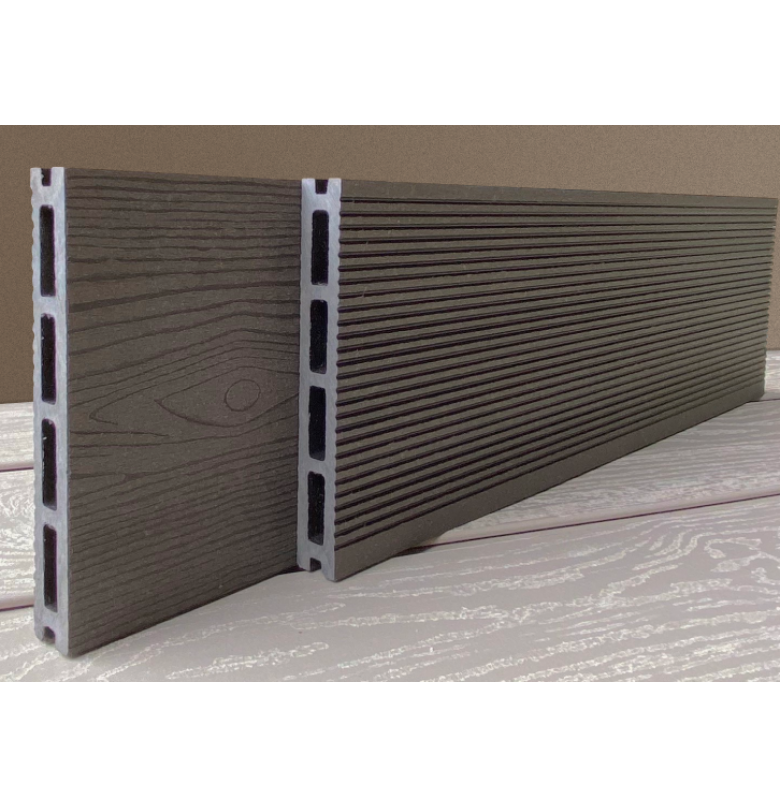 Террасная доска из ДПК Best Decking Light Тиснение/Вельвет, цвет Венге 4 пог.м.